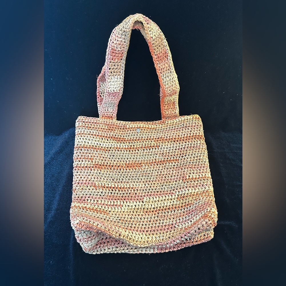 Helen Kaminski Hand-Crocheted Raffia Tote Bag